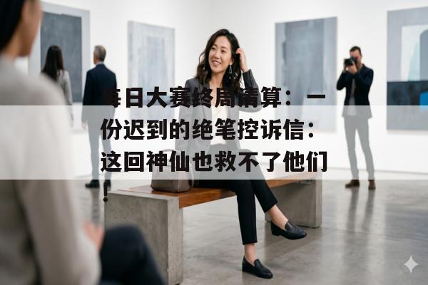 每日大赛终局清算：一份迟到的绝笔控诉信：这回神仙也救不了他们！